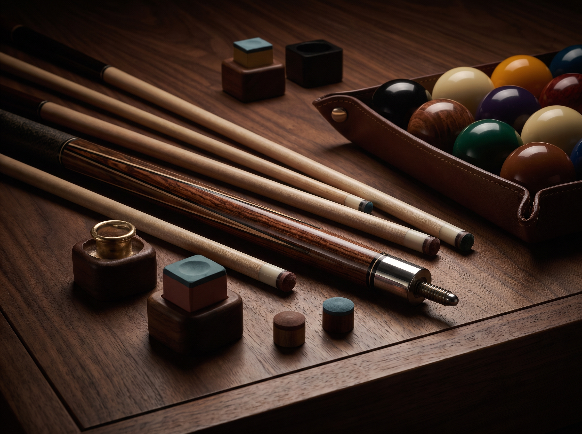 Linha Essentials 7Ball — acessórios
